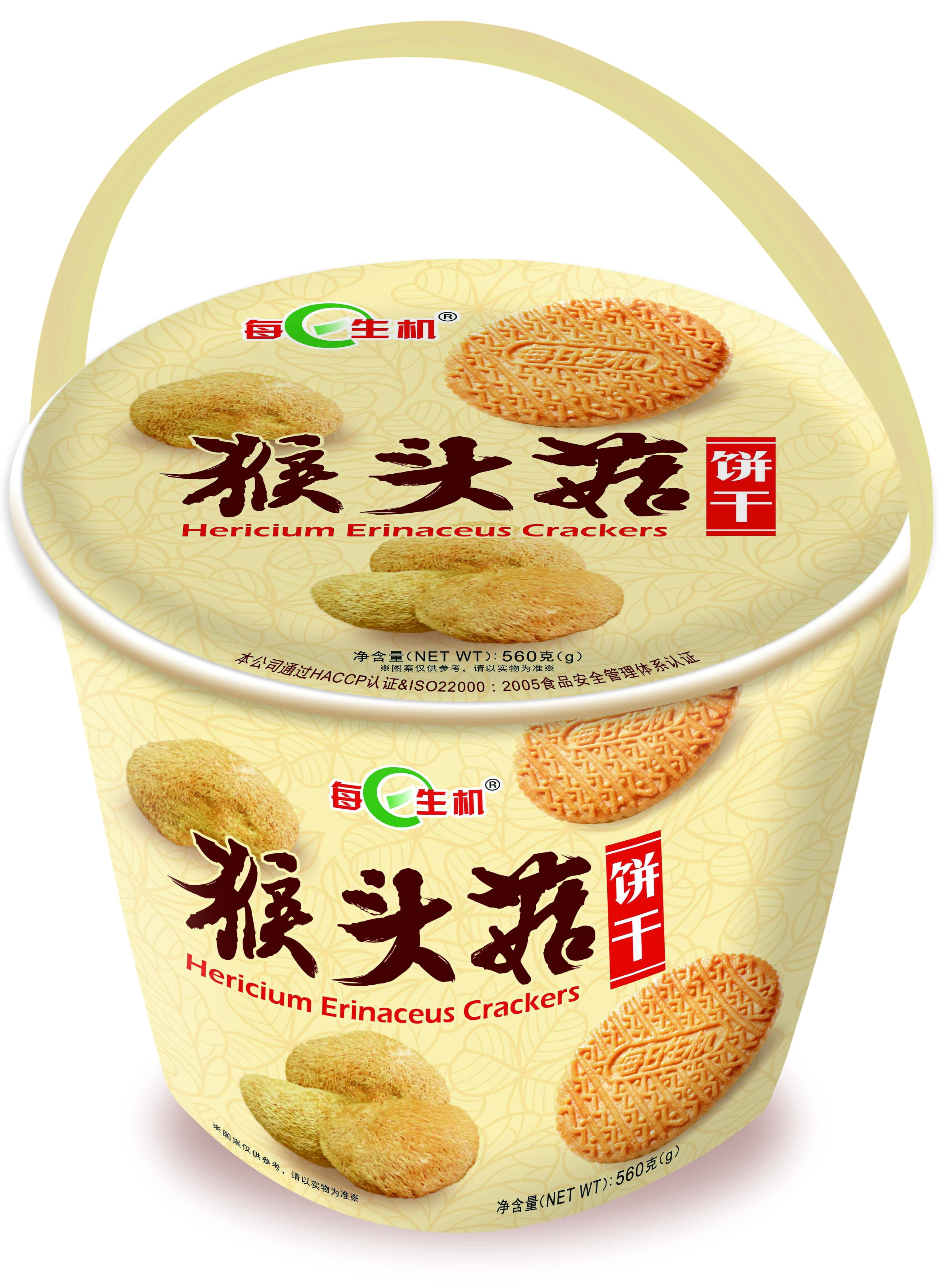 紅麴餅，猴菇餅